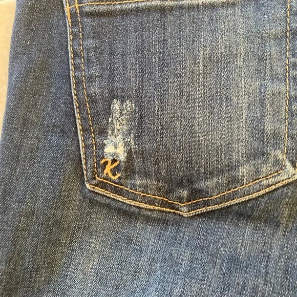 Kut from the Klothe Cameron Straight Leg Distressed - Size 2 - EUC - Picture 2 of 5